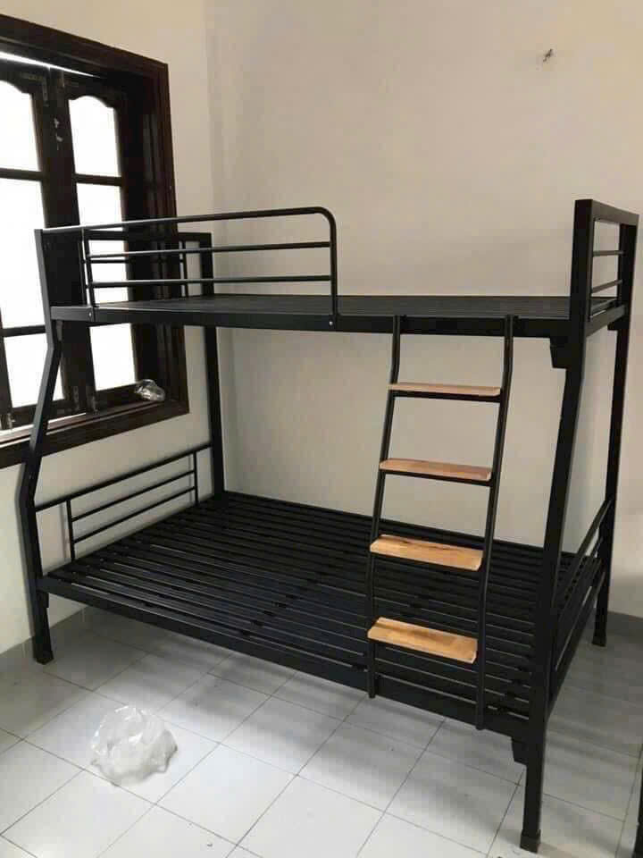 Giường Tầng Sắt Hộp Lệch Tầng Cao Cấp